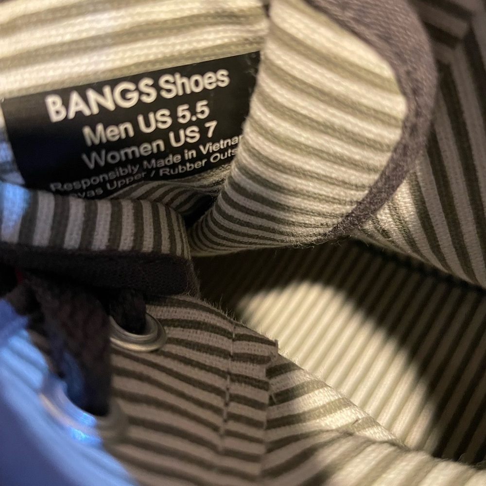 Bangs Grey High Top Women’s 7 Men’s 5.5 - Picture 10 of 10